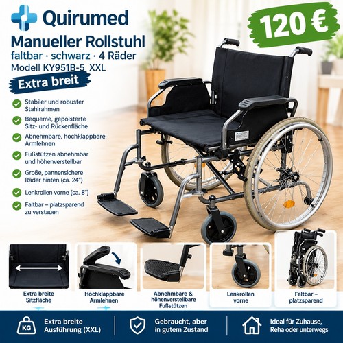 Quirumed manueller rollstuhl - quirumed,